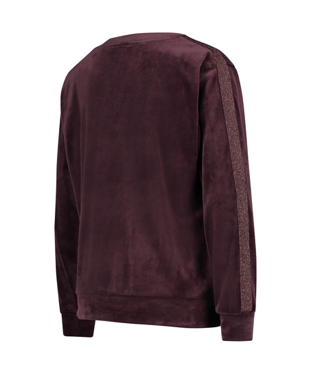 Top Velours Shimmer, Paars