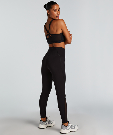 HKMX High waisted sport legging Boost, Zwart
