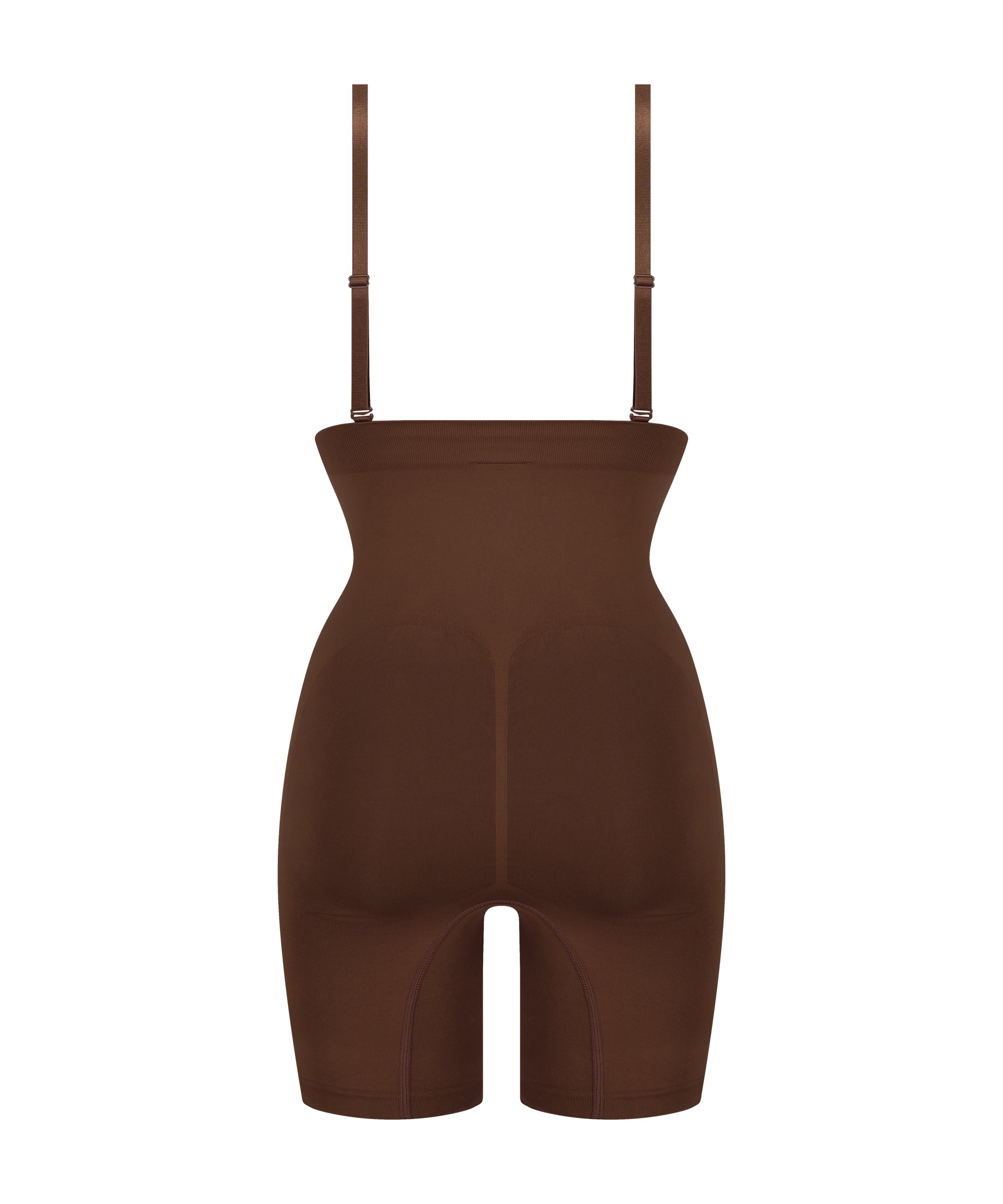 Gaine sans coutures pour les cuisses, Brun, main