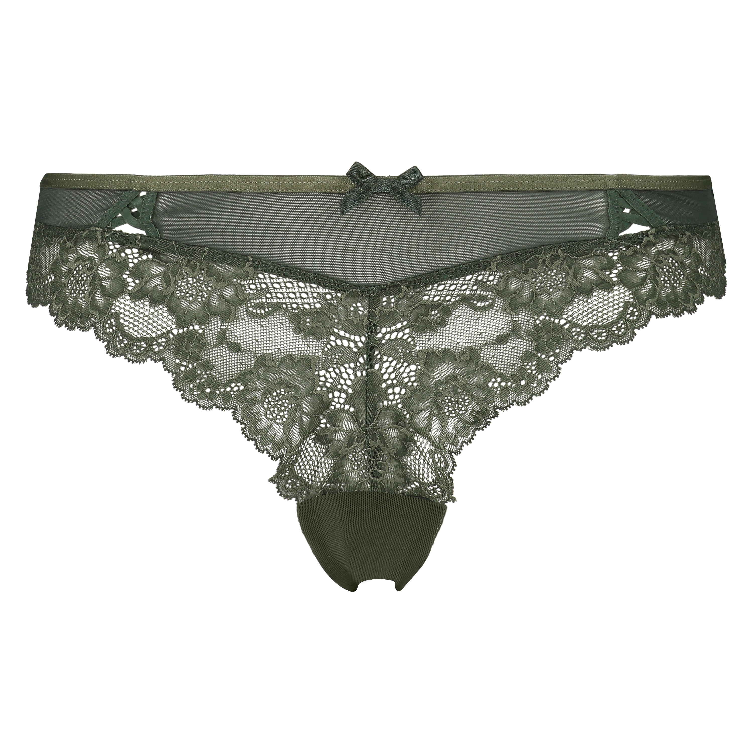 Slip br&eacute;silien Mona, Vert, main