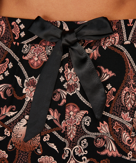 Pantalon de pyjama Jersey, Noir