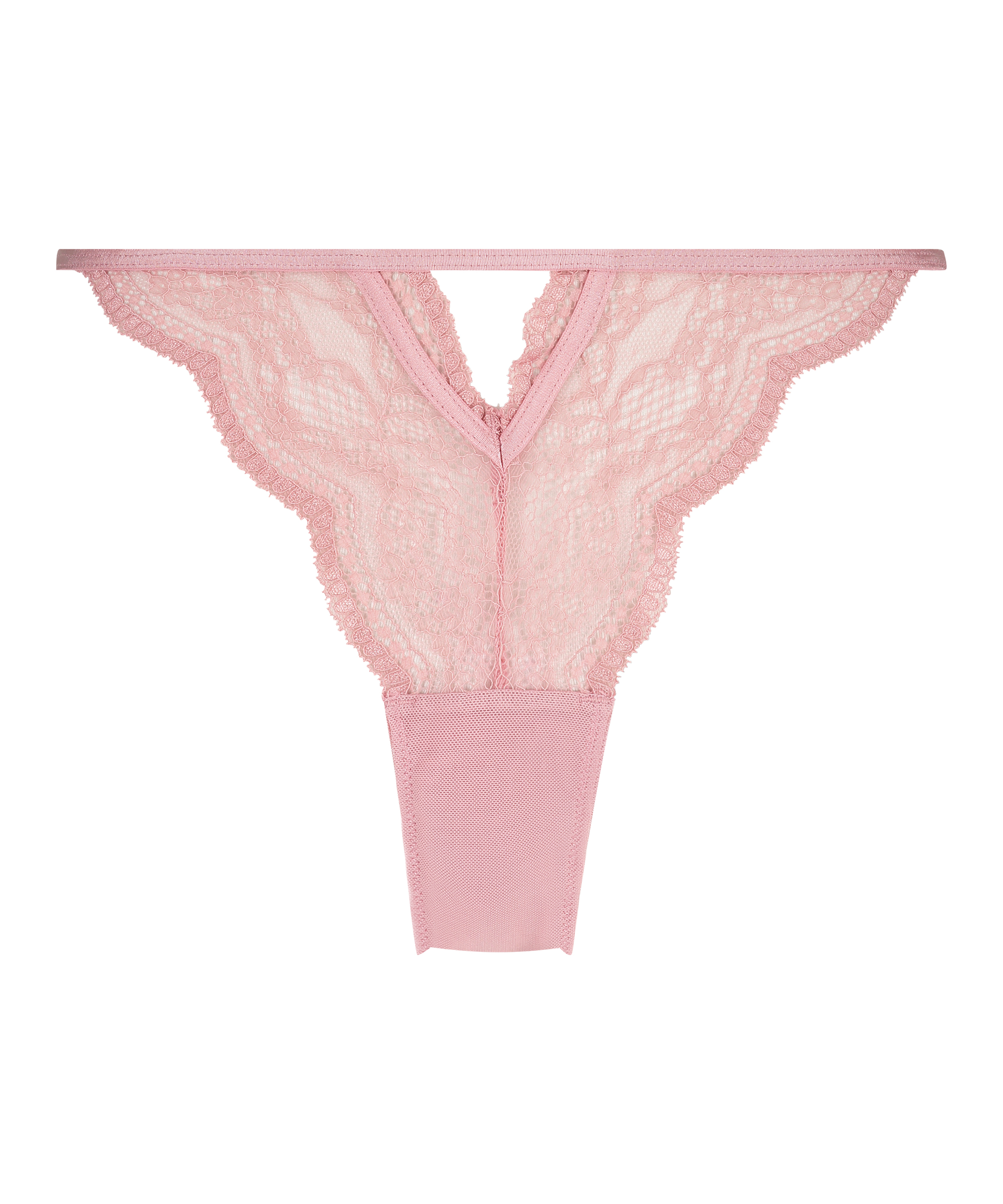 Slip br&eacute;silien Isabelle, Rose, main