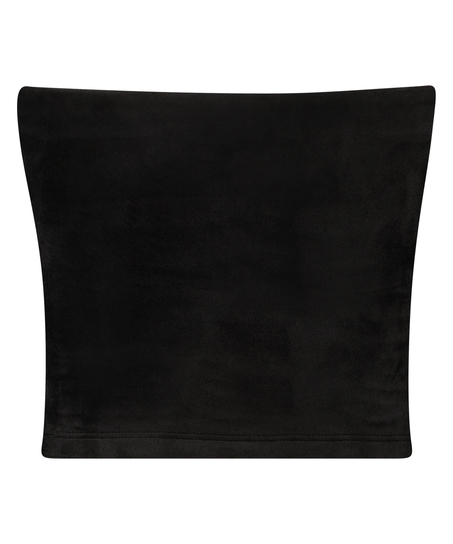 Bandeau top Velours, Zwart