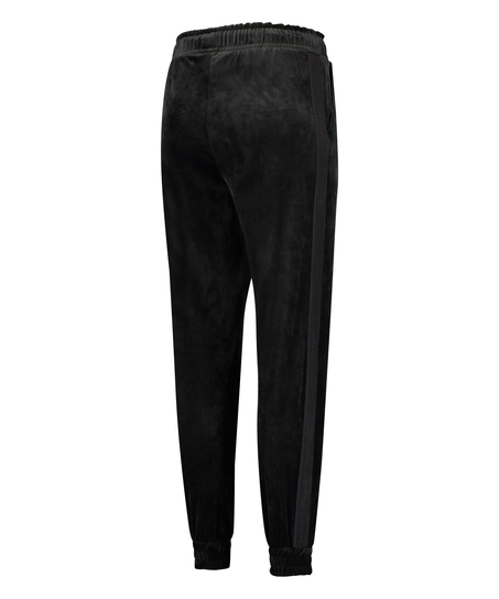 HKMX Sport broek Velours, Zwart