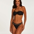 Voorgevormde strapless beugel bikinitop Cuba Rebecca Mir, Zwart