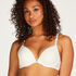 Soutien-gorge &agrave; armatures pr&eacute;form&eacute; push-up Maya, Blanc