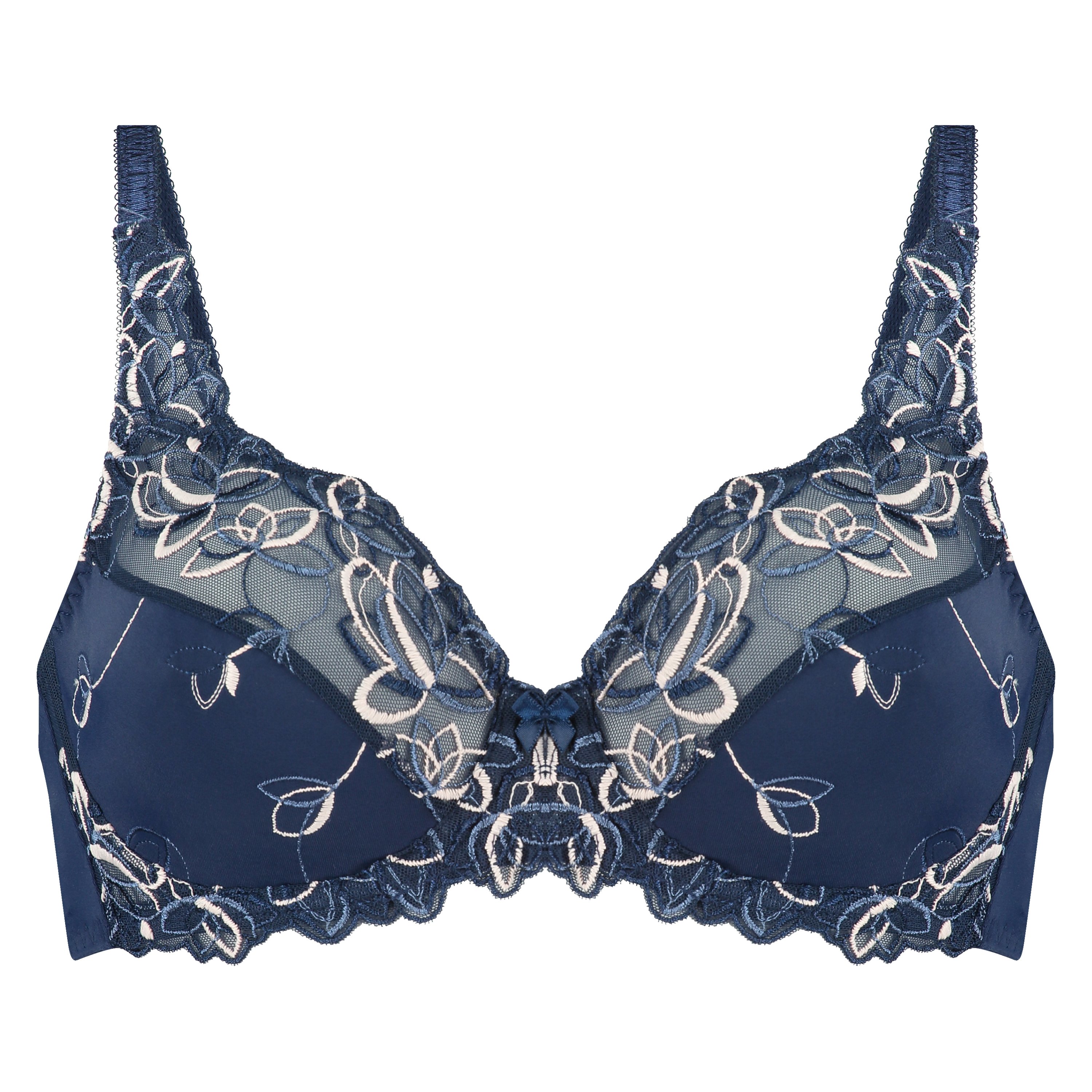 Soutien-gorge &agrave; armatures non-pr&eacute;form&eacute; Diva, Bleu, main