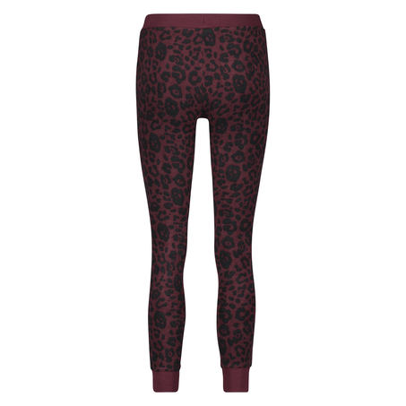 Legging micro fleece, Rood