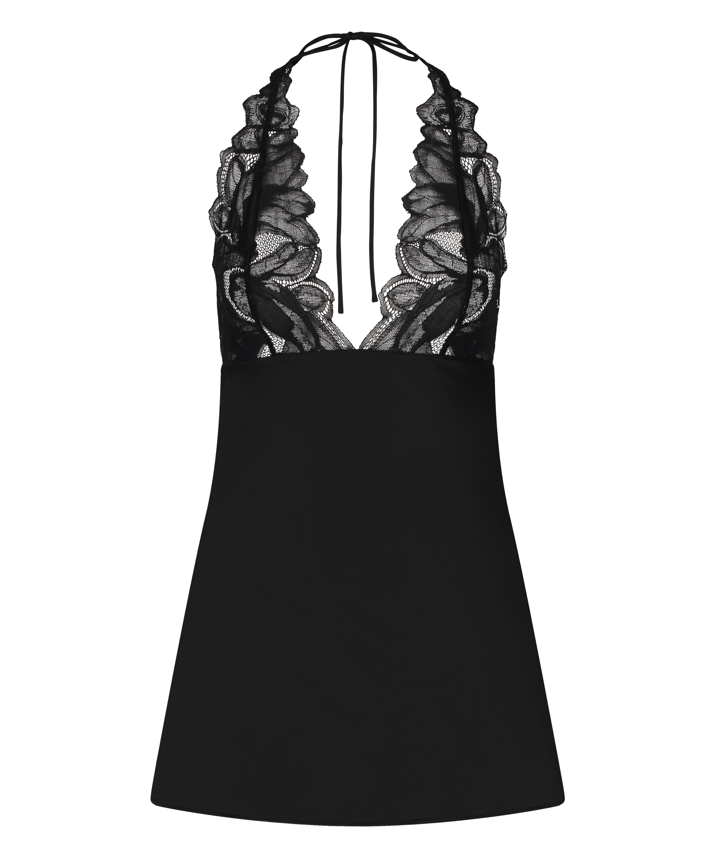 Slipdress Billie, Zwart, main