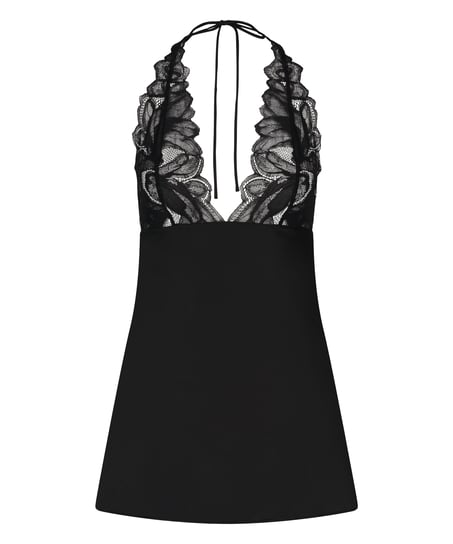 Slipdress Billie, Zwart