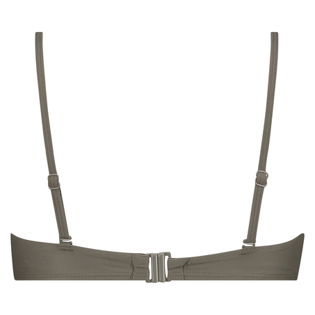 Voorgevormde bandeau bikinitop Tribe, Groen