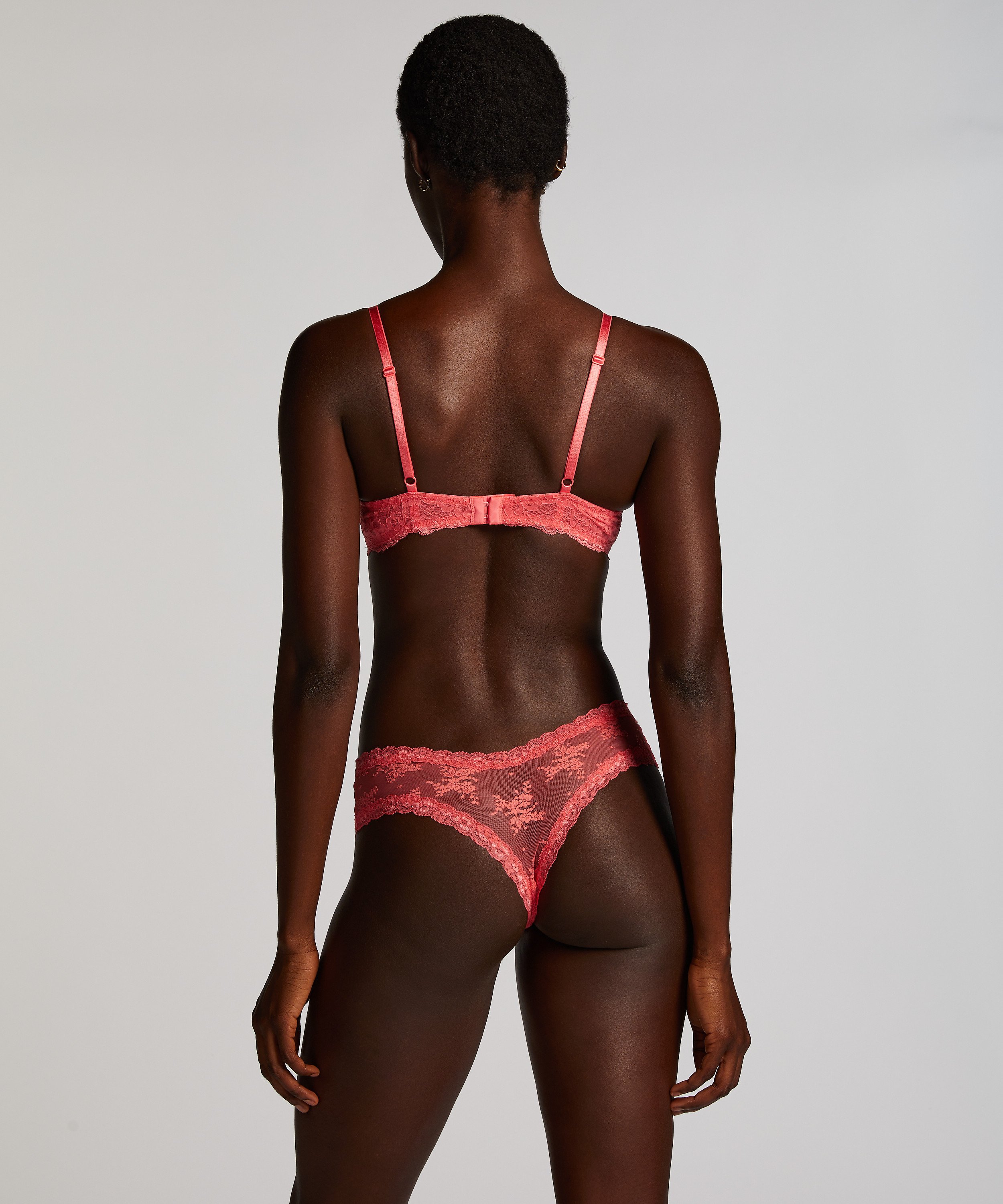 Brazilian V-shape mesh, Roze, main