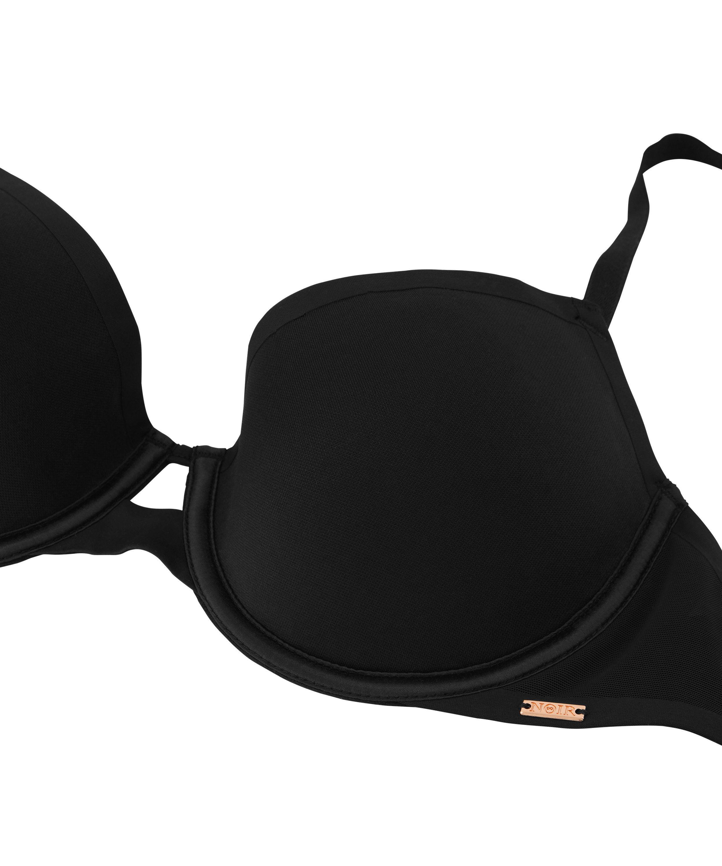 Soutien-gorge à armatures préformé push-up Essential, Noir, main