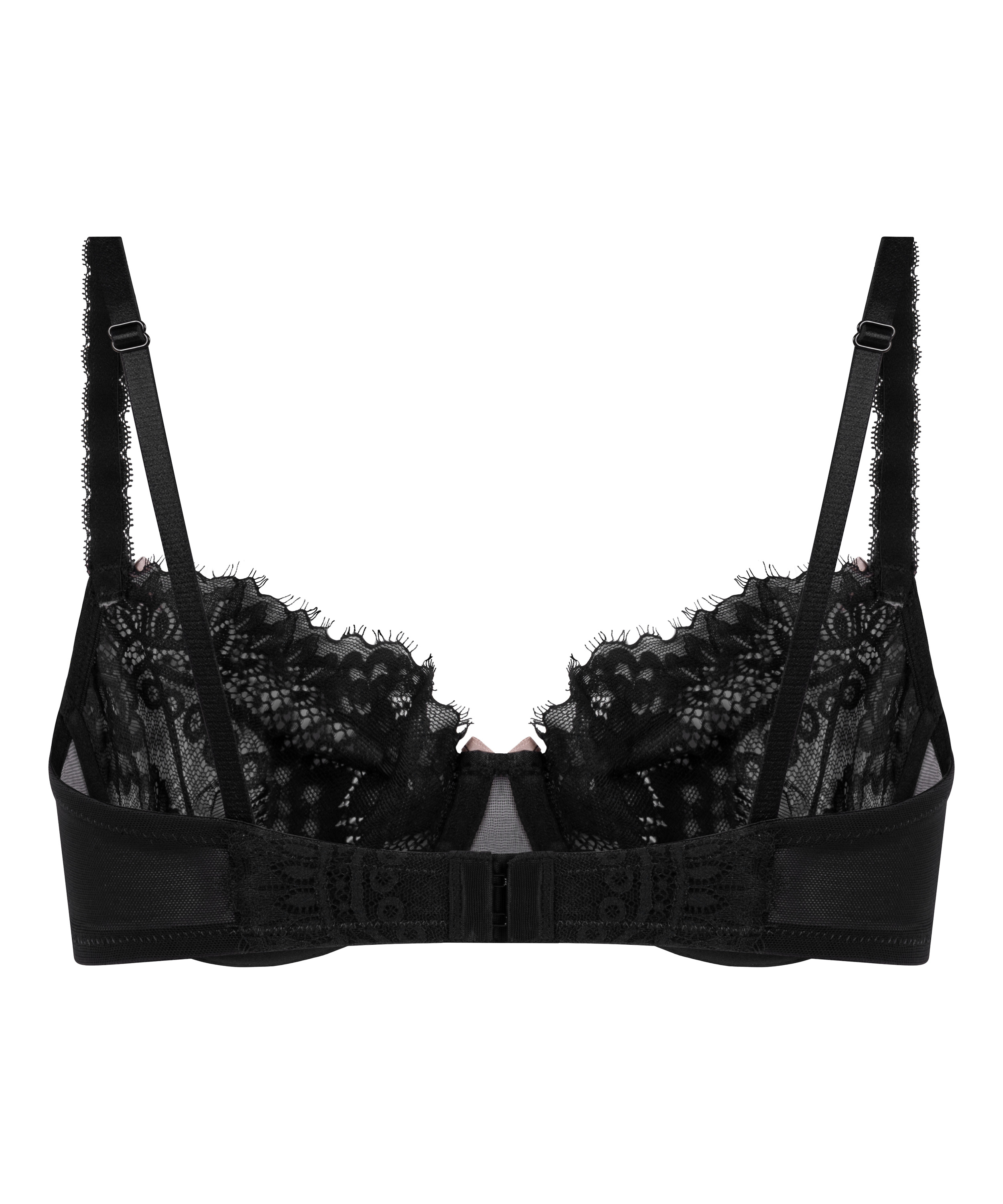 Soutien-gorge &agrave; armatures non-rembourr&eacute; Dorothy, Noir, main