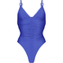Maillot de bain haut Rib Lagoon, Bleu