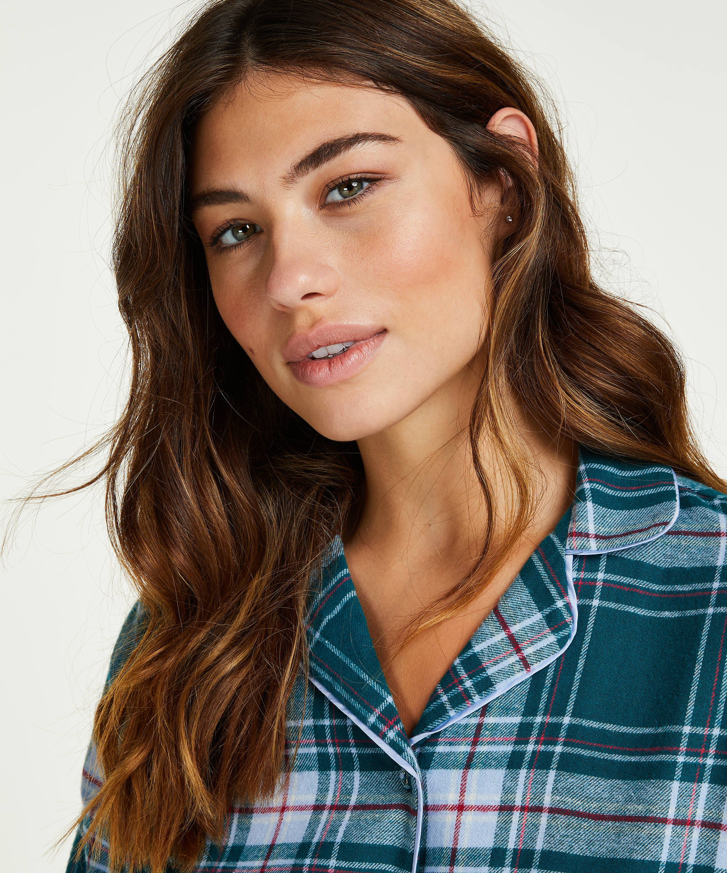 Lange pyjama set, Blauw, main