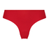 Slip br&eacute;silien Invisible Lace Back, Rouge