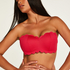 Bandeau bikinitop Scallop, Roze