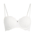 Soutien-gorge &agrave; armatures pr&eacute;form&eacute; Marine, Blanc