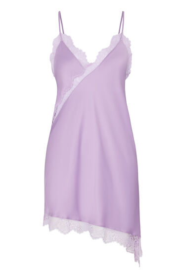 Hunkemöller Slipdress Asymmetric Paars, foto 3