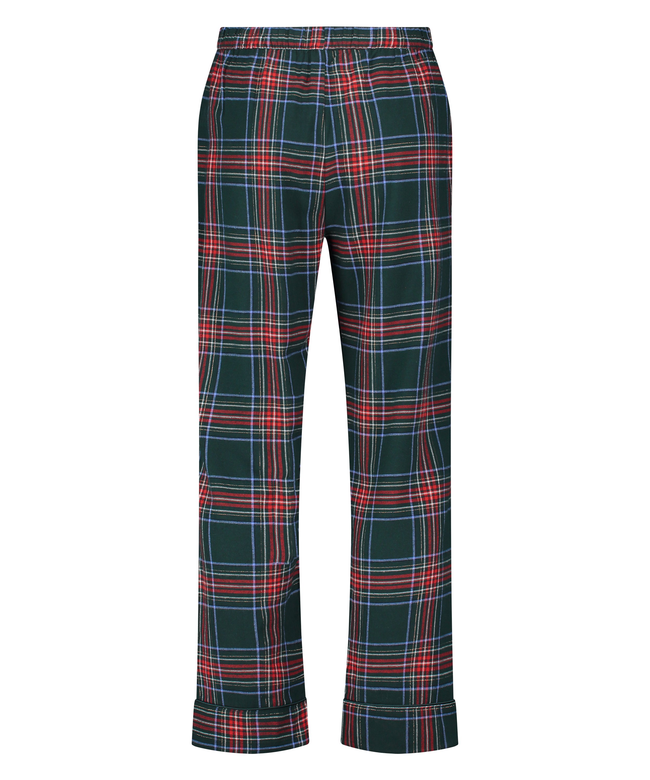 Pyjamabroek Flannel, Groen, main