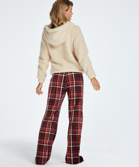 Tall Pantalon de pyjama Velours, Rouge