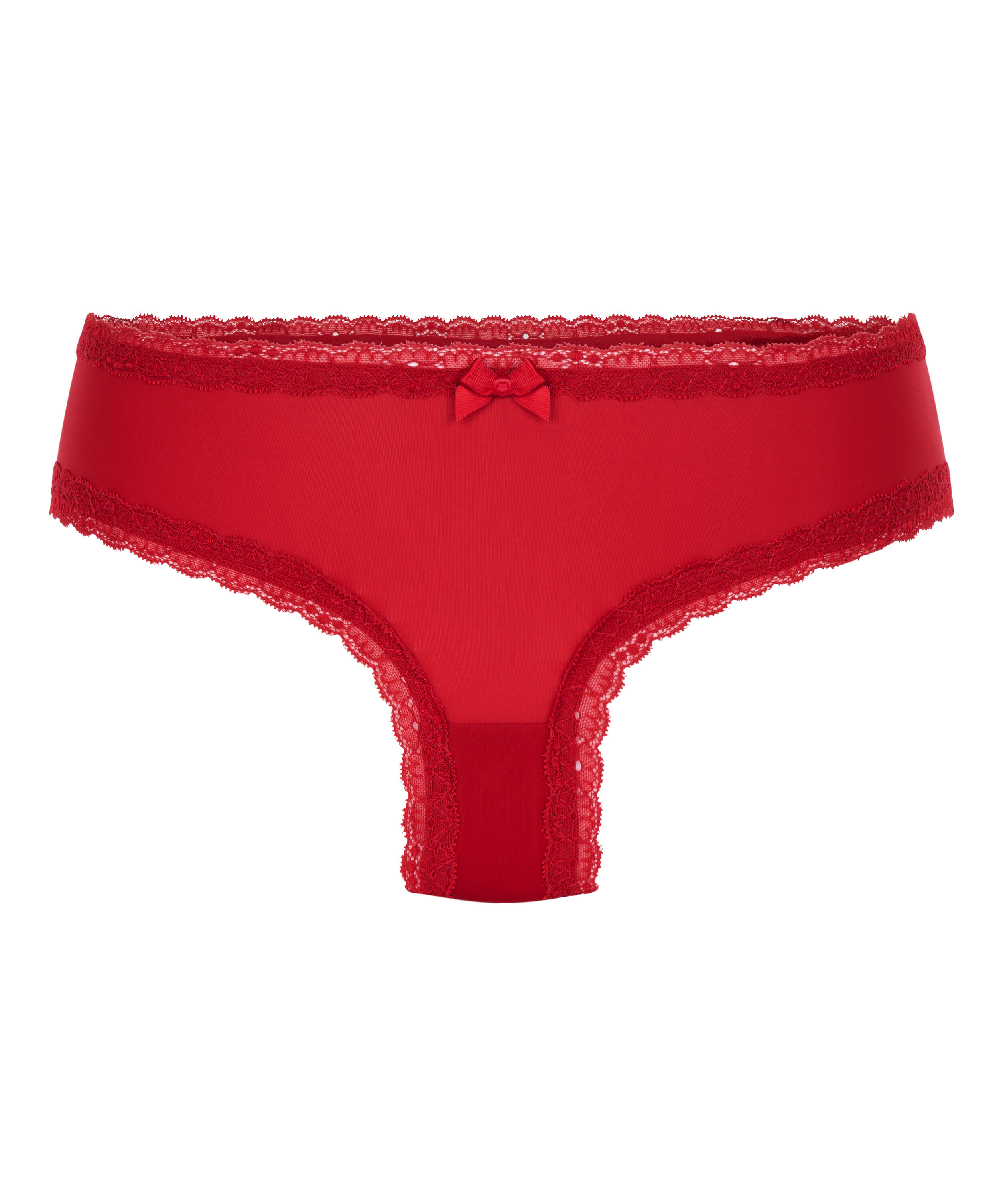 Slip br&eacute;silien en forme de V London, Rouge