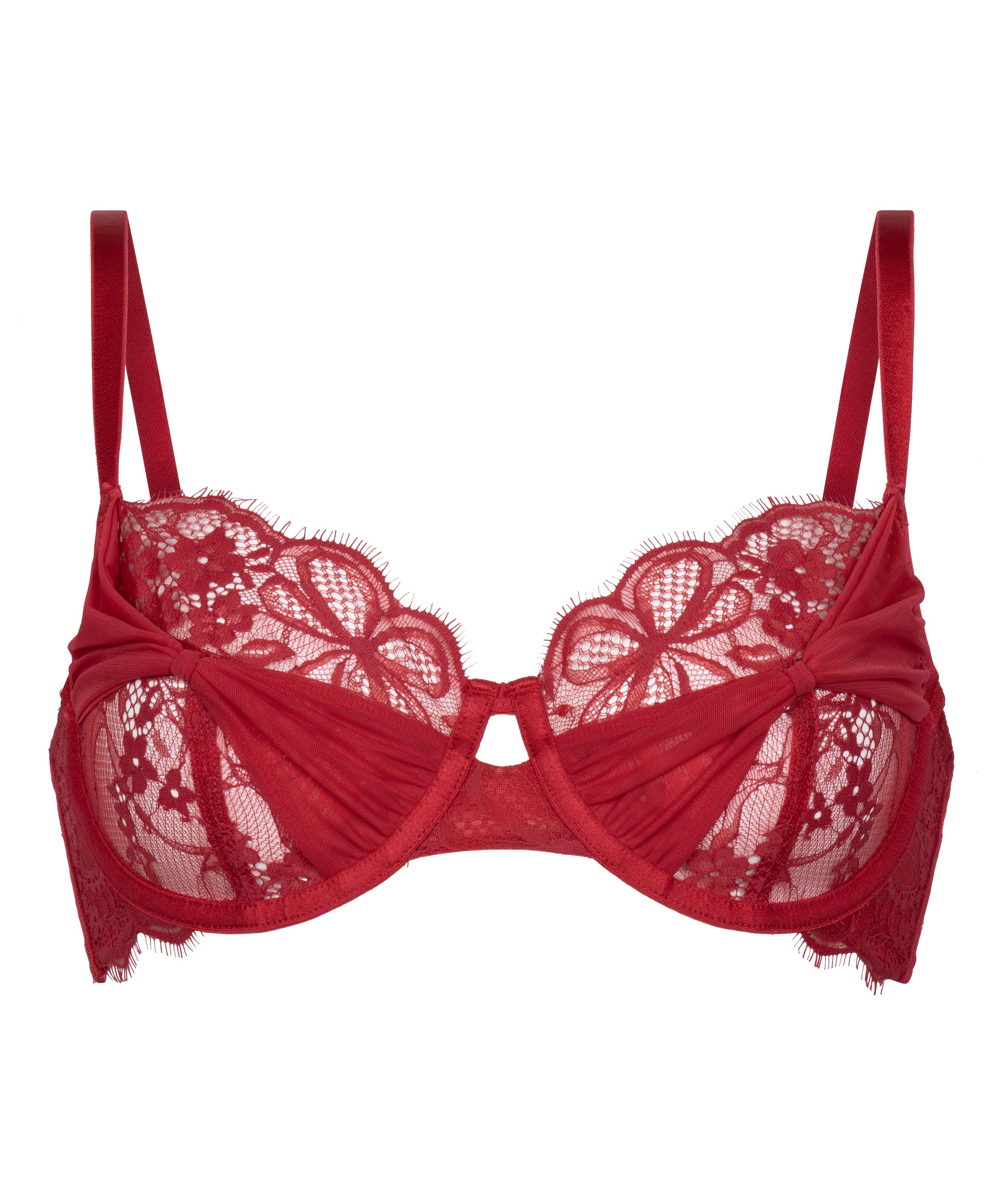 Soutien-gorge &agrave; armatures non-rembourr&eacute; Marianna, Rouge, main