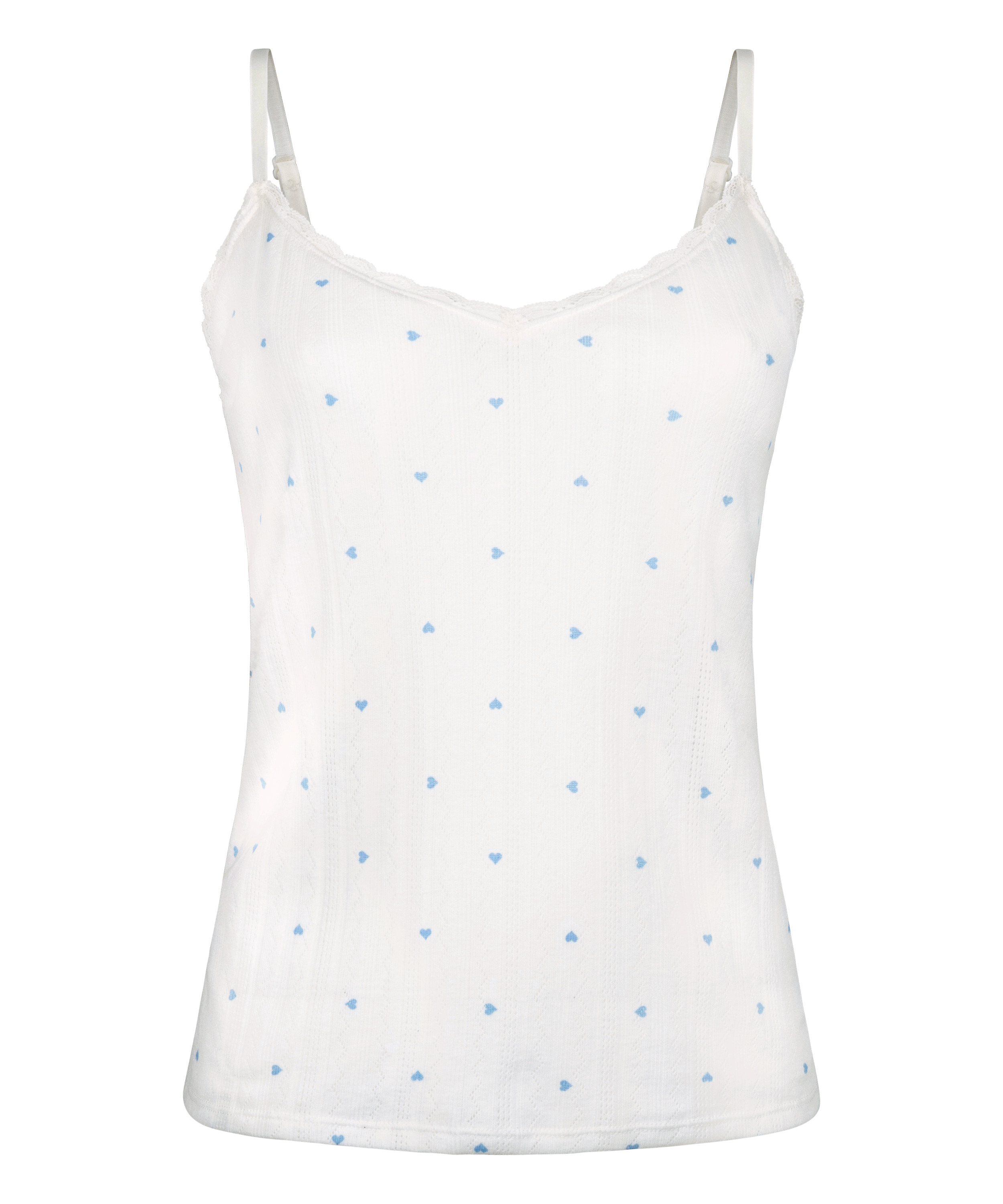Top cami Lace, Blauw, main