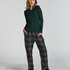 Petite pyjamabroek Flanel, Groen