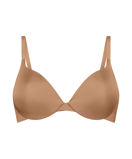 Voorgevormde push-up beugel bh Smooth, Bruin