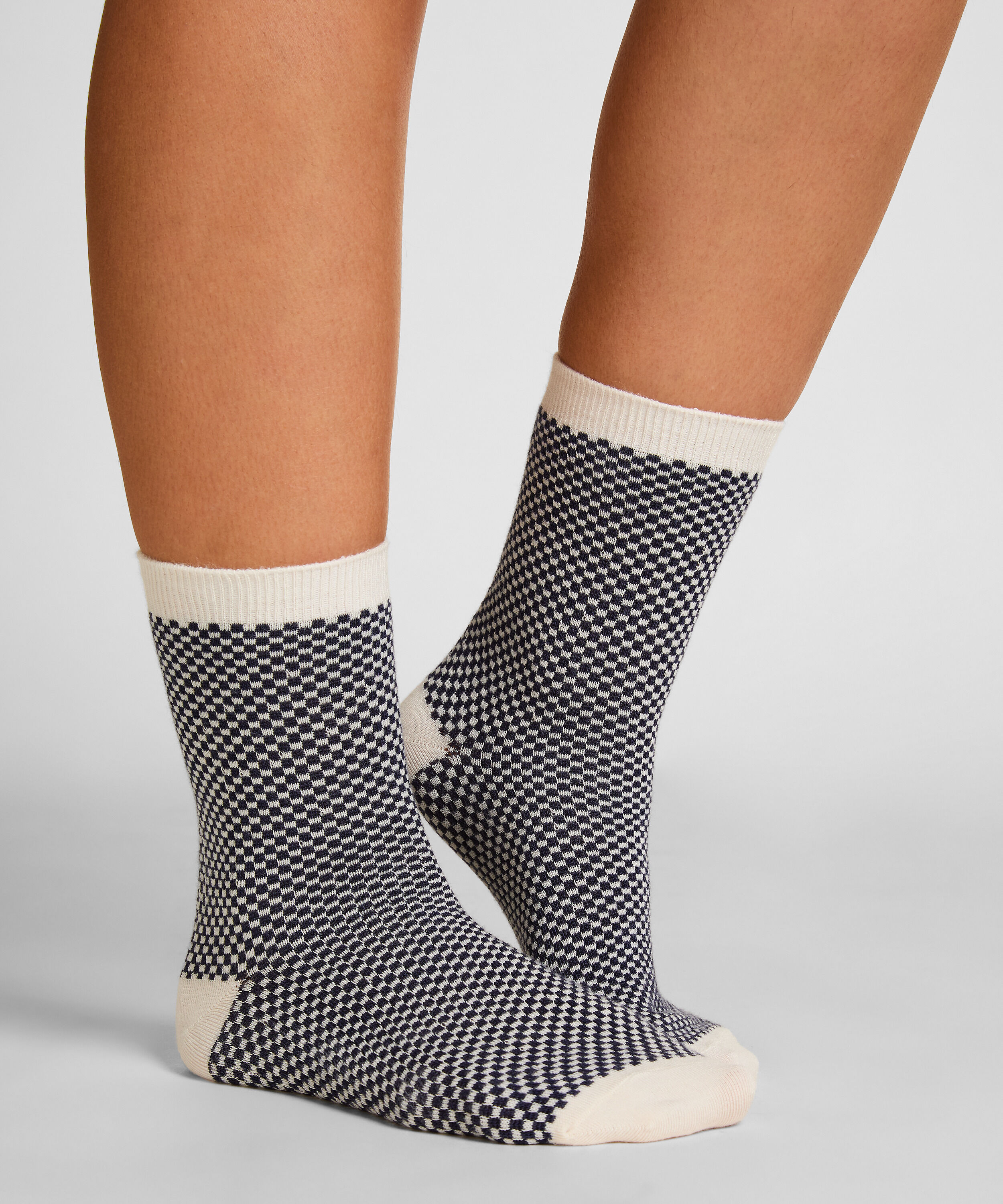 Chaussettes courtes en modal, Bleu