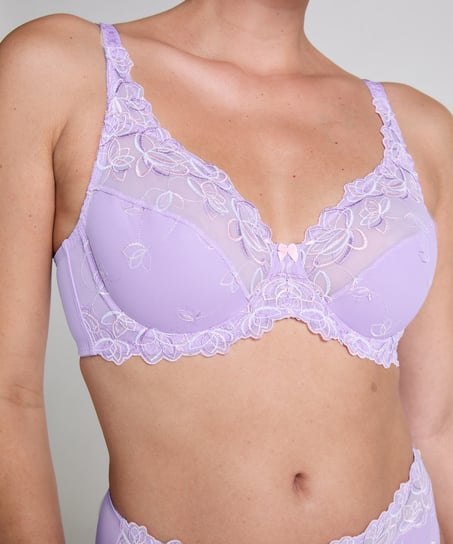 Soutien-gorge &agrave; armatures non-pr&eacute;form&eacute; Diva, Pourpre