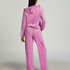 Petite Pyjamabroek velours, Roze