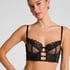 Soutien-gorge à armatures non-rembourré longline Nienke, Noir