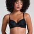 Soutien-gorge à armatures préformé Angie, Noir