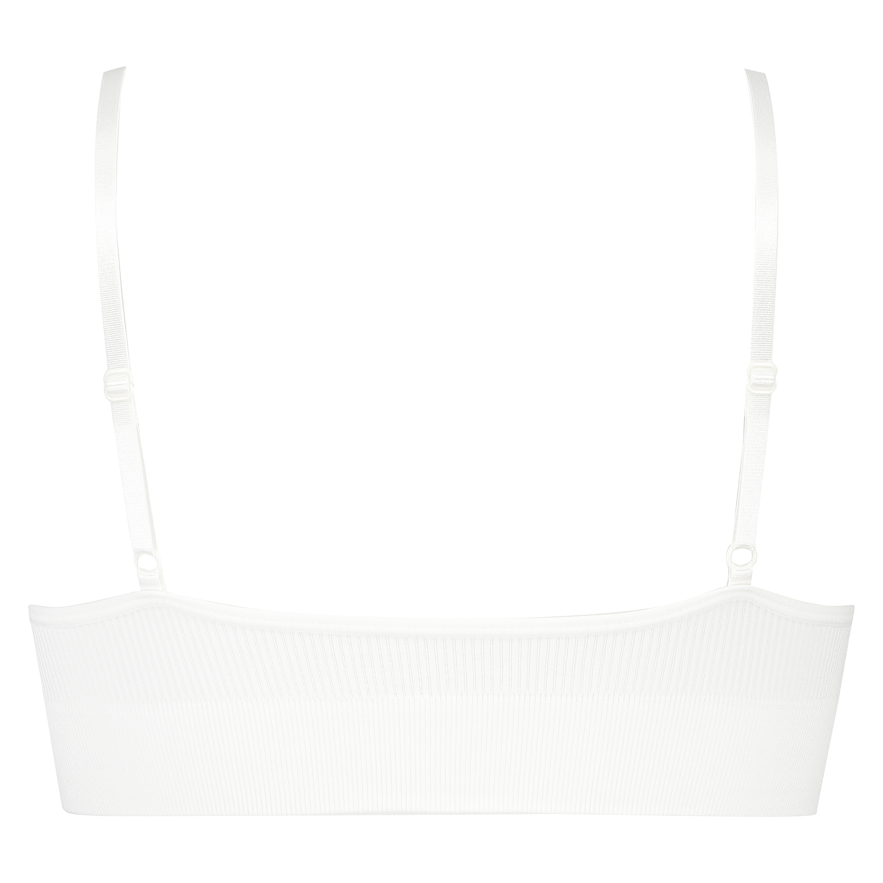 Naadloze bralette, Wit, main