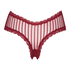 Slip brésilien V-shape mesh, Rouge