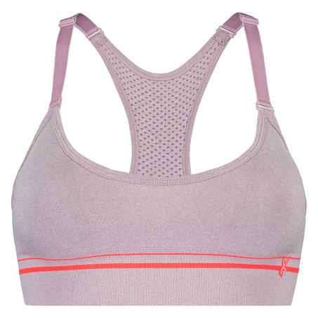 Soutien-gorge de sport HKMX The Crop Niveau 1, Pourpre