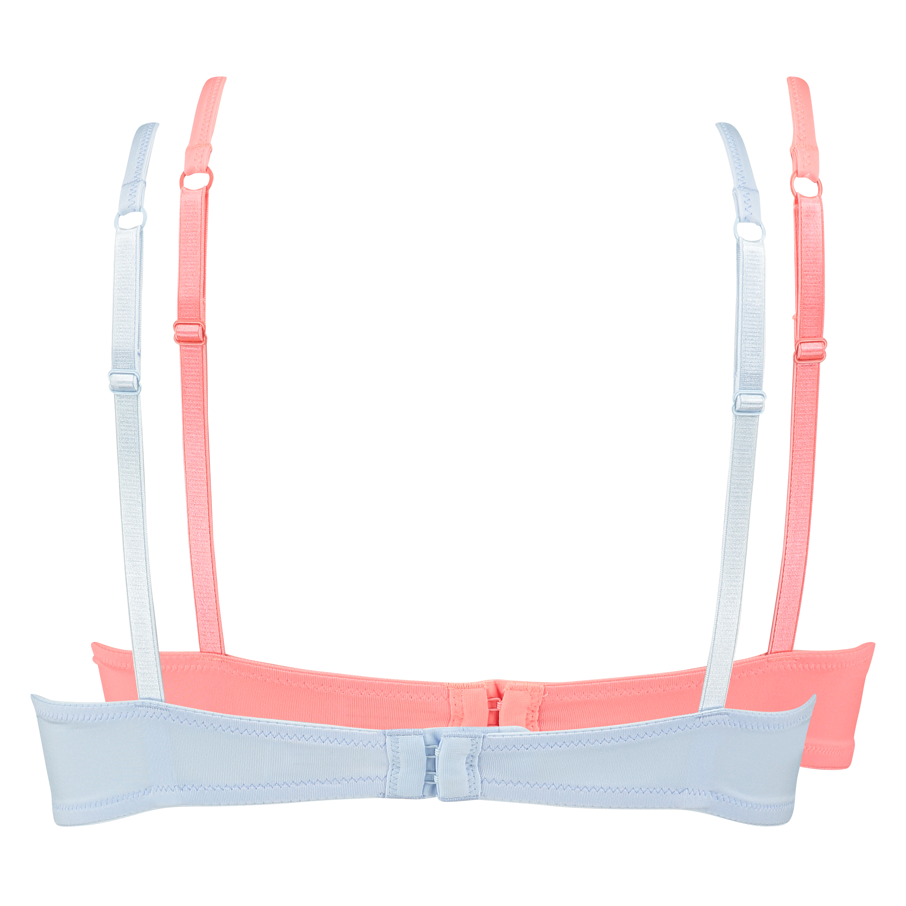 Lot de 2 Soutiens-gorge &agrave; armatures pr&eacute;form&eacute;s, Bleu, main