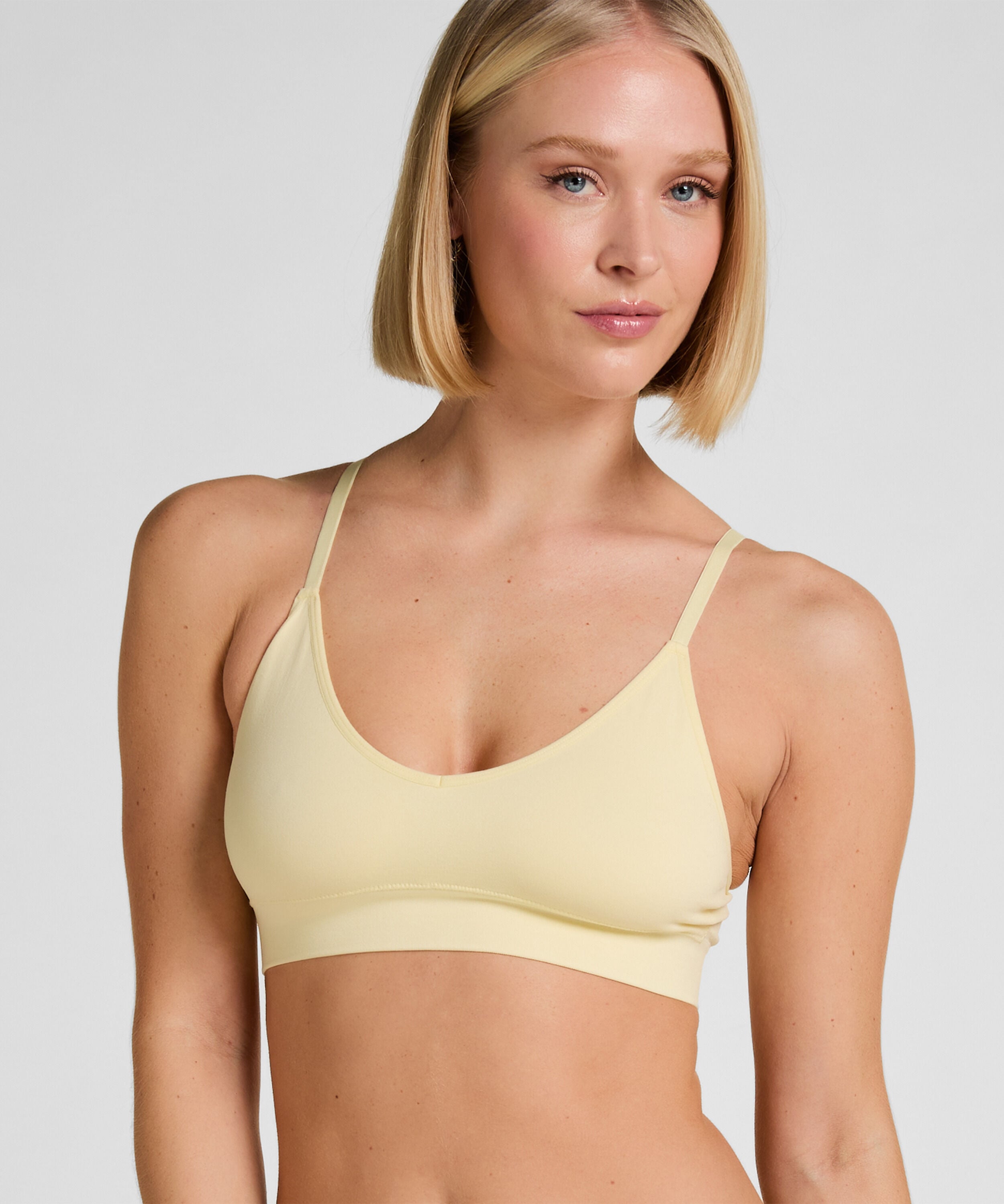 Triangelbralette Dide, Geel