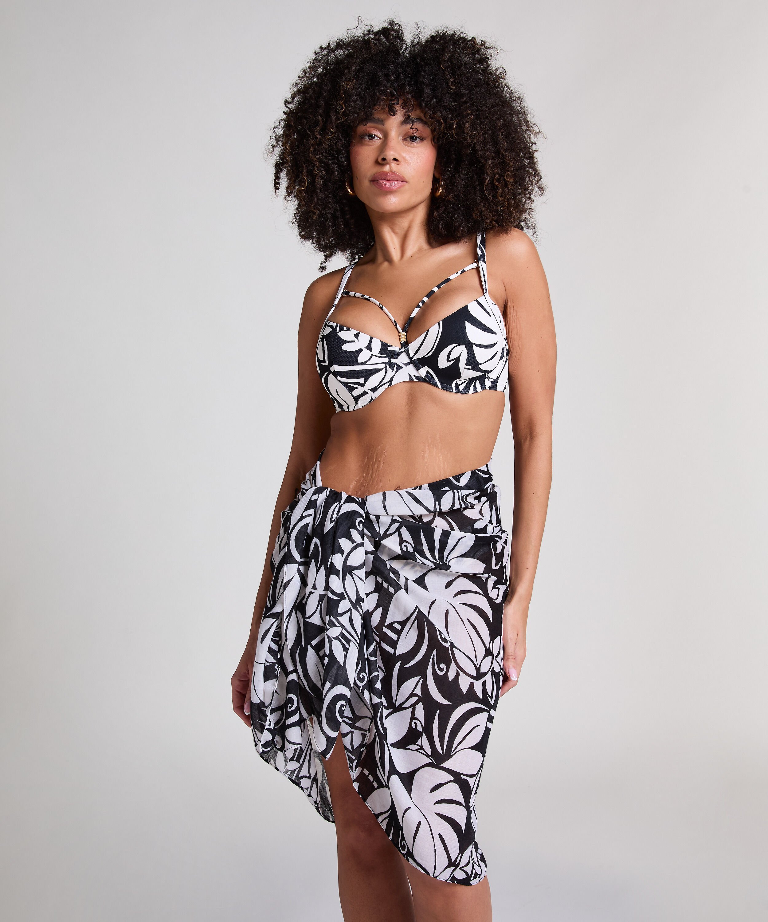 Mauritius Midi Pareo, Zwart