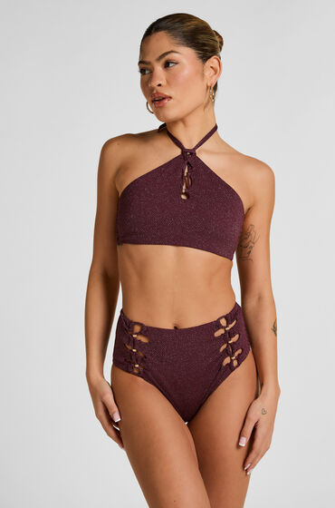 Hunkemöller High Waisted Bikinibroekje Panama Paars