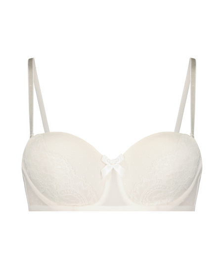 Voorgevormde strapless beugel bh Valerie, Wit