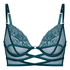 Soutien-Gorge Longline Amel &agrave; Armatures Sans Rembourrage, Bleu