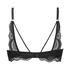 Soutien-gorge à armatures préformé Fleur Nyakim, Noir
