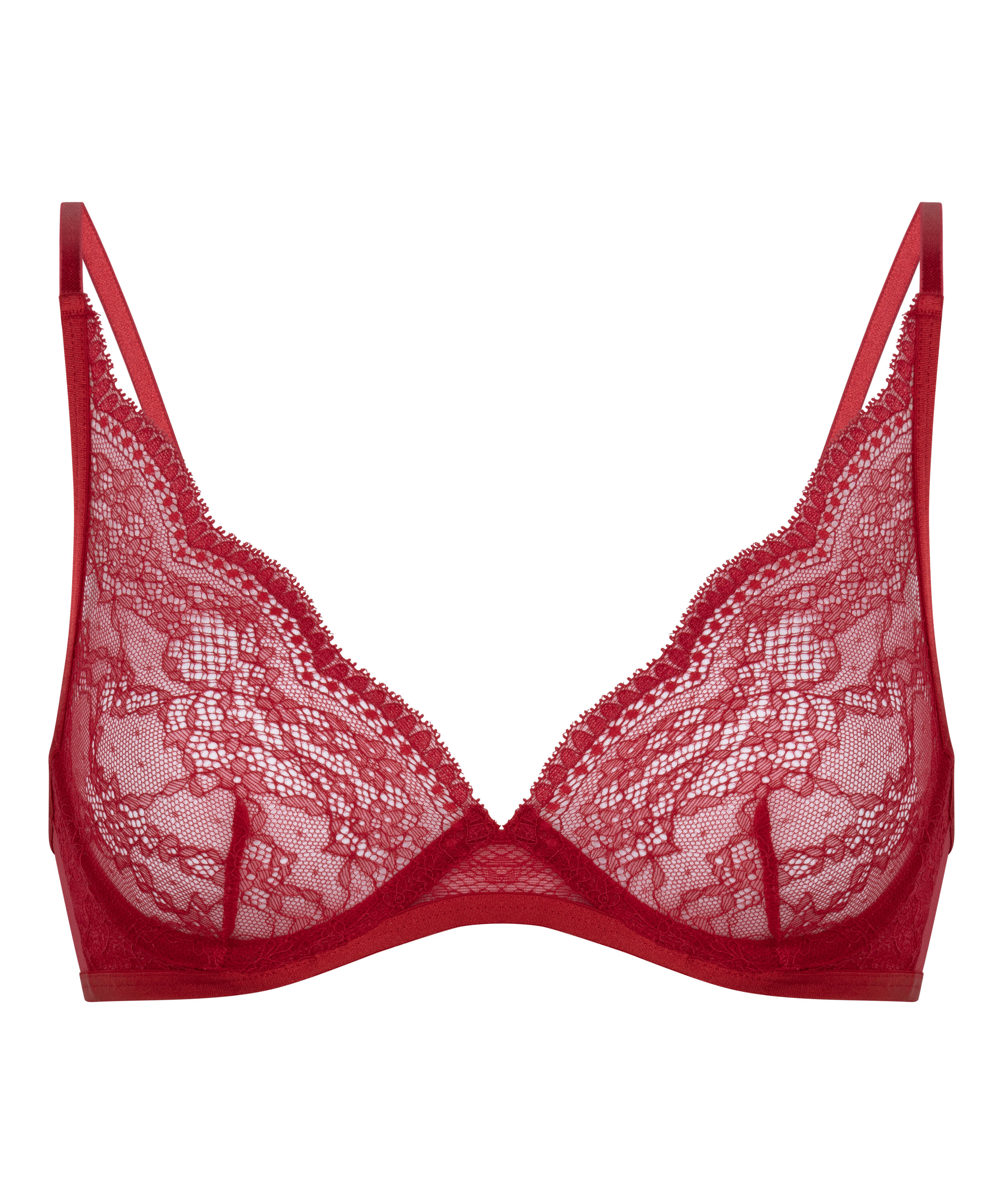 Soutien-gorge &agrave; armatures non-pr&eacute;form&eacute; Isabelle, Rouge
