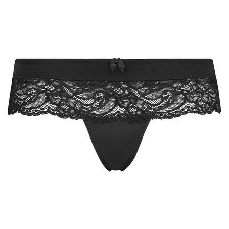 Boxer string Sophie, Noir