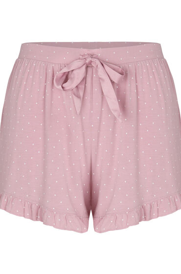 Hunkemöller Jersey Broek Met Ruches Roze