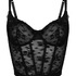 Soutien-gorge &agrave; armatures non rembourr&eacute; longline Darcy, Noir